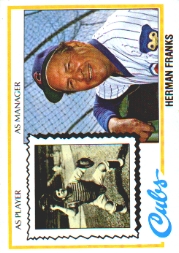 1978 Topps Baseball Cards      234     Herman Franks MG
